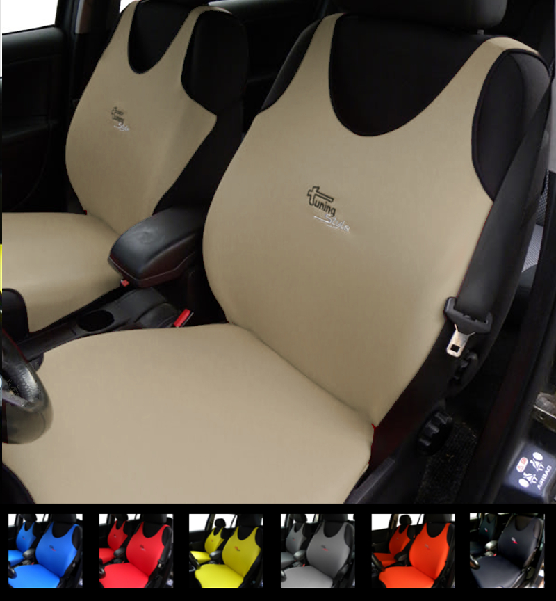 NEW FABRIC FRONT SEAT COVERS FOR FIAT PANDA PUNTO BRAVO